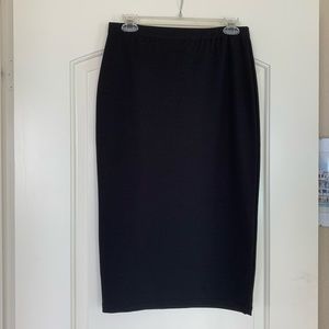 Max studio black pencil skirt